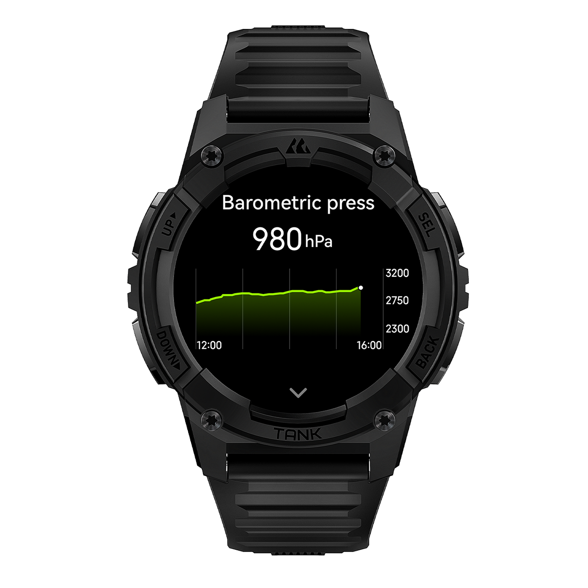 tank s2 smartwatch‘s air pressure face