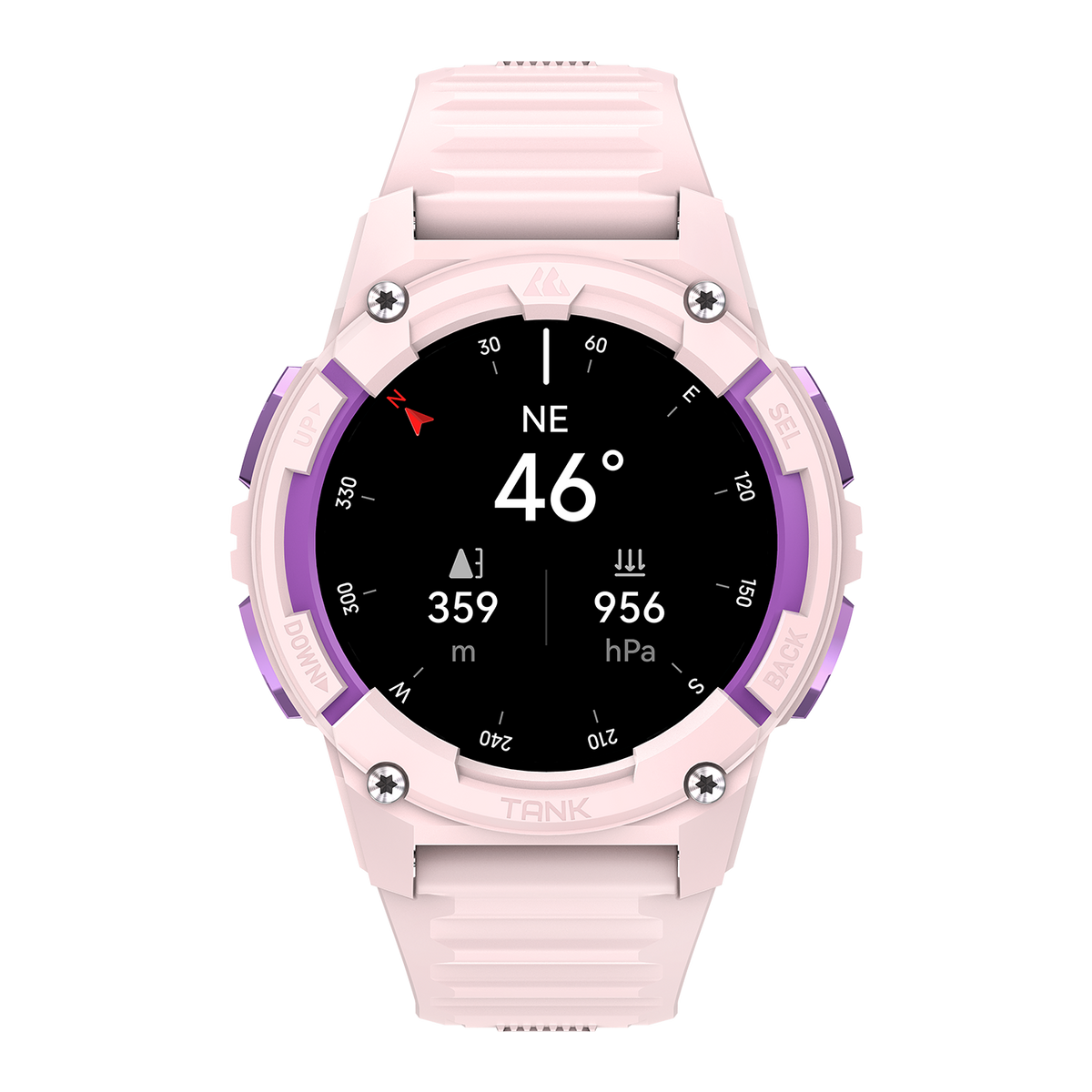 tank s2 smartwatch‘s compass face 